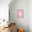 Pink Abstract Art Painting-T30Gallery-Framed Stretched Canvas displayed on a wall