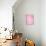 Pink Abstract Art Painting-T30Gallery-Framed Stretched Canvas displayed on a wall