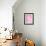 Pink Abstract Art Painting-T30Gallery-Framed Premium Giclee Print displayed on a wall