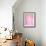 Pink Abstract Art Painting-T30Gallery-Framed Art Print displayed on a wall