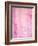 Pink Abstract Art Painting-T30Gallery-Framed Art Print