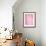 Pink Abstract Art Painting-T30Gallery-Framed Art Print displayed on a wall