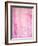 Pink Abstract Art Painting-T30Gallery-Framed Art Print