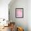 Pink Abstract Art Painting-T30Gallery-Framed Art Print displayed on a wall