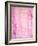 Pink Abstract Art Painting-T30Gallery-Framed Art Print