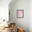 Pink Abstract Art Painting-T30Gallery-Framed Art Print displayed on a wall