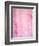 Pink Abstract Art Painting-T30Gallery-Framed Art Print