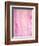 Pink Abstract Art Painting-T30Gallery-Framed Art Print