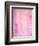 Pink Abstract Art Painting-T30Gallery-Framed Art Print