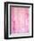 Pink Abstract Art Painting-T30Gallery-Framed Art Print