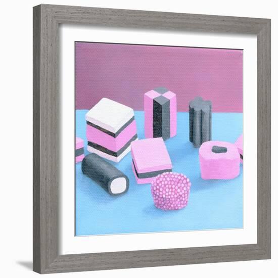 Pink Allsorts, 2003-Ann Brain-Framed Giclee Print