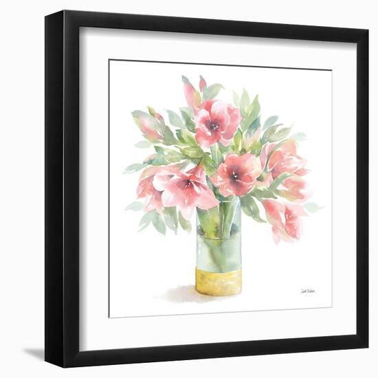 Pink Amaryllis-Leslie Trimbach-Framed Art Print