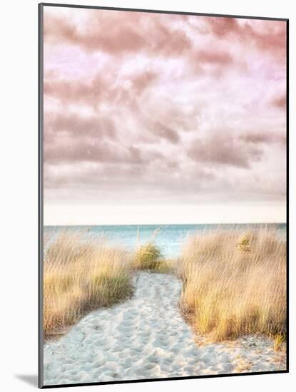 Pink and Beige Beach No.1-Brooke T. Ryan-Mounted Photographic Print