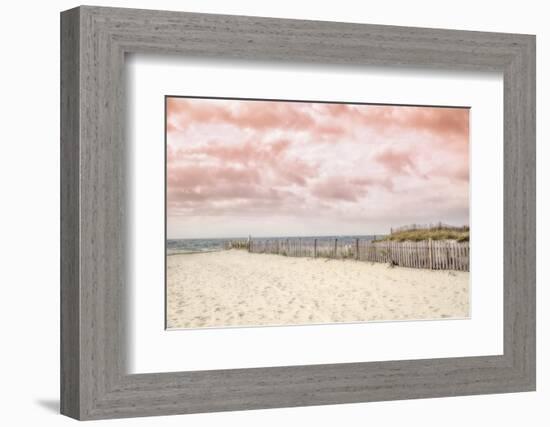 Pink and Beige Beach No. 2-Brooke T. Ryan-Framed Photographic Print