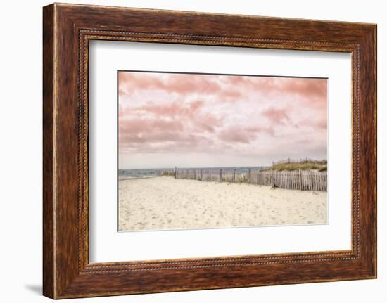 Pink and Beige Beach No. 2-Brooke T. Ryan-Framed Photographic Print