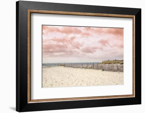 Pink and Beige Beach No. 2-Brooke T. Ryan-Framed Photographic Print