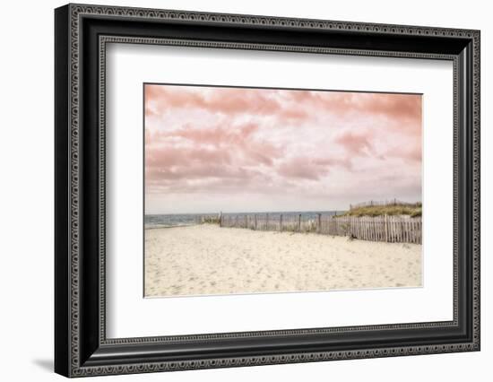 Pink and Beige Beach No. 2-Brooke T. Ryan-Framed Photographic Print