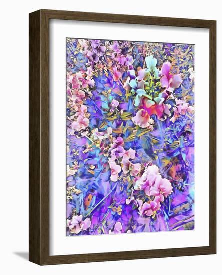 Pink and Blue Fusion-Dorothy Berry-Lound-Framed Giclee Print