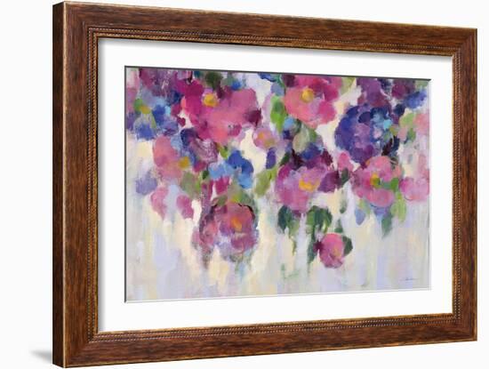 Pink and Blue I Crop-Silvia Vassileva-Framed Art Print