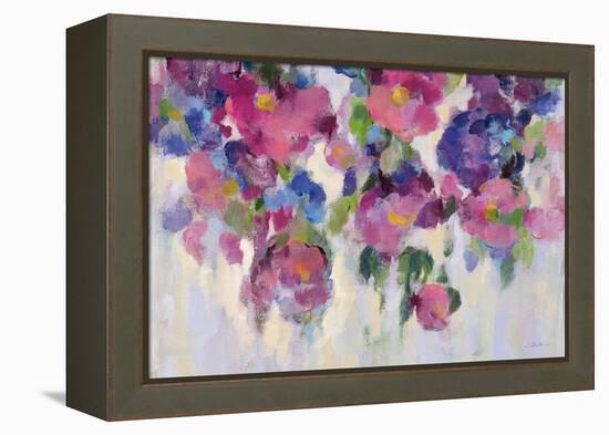 Pink and Blue I Crop-Silvia Vassileva-Framed Stretched Canvas