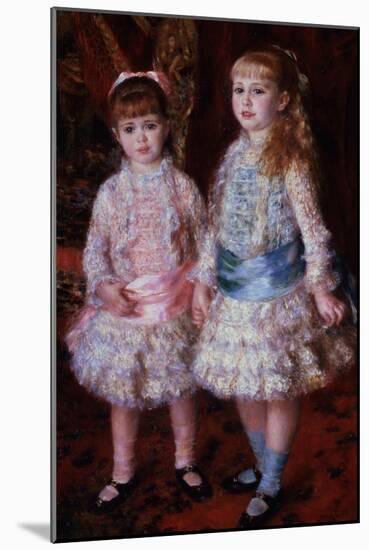 Pink and Blue Or, the Cahen D'Anvers Girls, 1881-Pierre-Auguste Renoir-Mounted Giclee Print