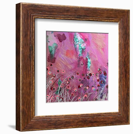 Pink and Blue-Claire Westwood-Framed Art Print