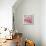 Pink and Gold Bullseye II-Pamela A. Johnson-Mounted Giclee Print displayed on a wall