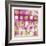 Pink and Gold Grid I copy-Pamela A. Johnson-Framed Giclee Print