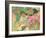 Pink and Green Garden-Suzanne Allard-Framed Art Print