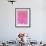 Pink and Ombre Fan Coral-Cat Coquillette-Framed Giclee Print displayed on a wall