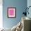 Pink and Ombre Fan Coral-Cat Coquillette-Framed Giclee Print displayed on a wall