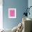 Pink and Ombre Fan Coral-Cat Coquillette-Framed Giclee Print displayed on a wall