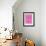 Pink and Ombre Fan Coral-Cat Coquillette-Framed Giclee Print displayed on a wall