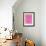 Pink and Ombre Fan Coral-Cat Coquillette-Framed Giclee Print displayed on a wall