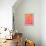 Pink and Orange Abstract Art Painting-T30Gallery-Framed Stretched Canvas displayed on a wall