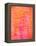 Pink and Orange Abstract Art Painting-T30Gallery-Framed Stretched Canvas