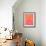 Pink and Orange Abstract Art Painting-T30Gallery-Framed Art Print displayed on a wall