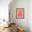 Pink and Orange Abstract Art Painting-T30Gallery-Framed Art Print displayed on a wall