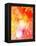 Pink and Orange Abstract Art Painting-T30Gallery-Framed Stretched Canvas