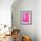 Pink and Purple Abstract Art Painting-T30Gallery-Framed Art Print displayed on a wall