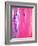 Pink and Purple Abstract Art Painting-T30Gallery-Framed Art Print