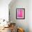 Pink and Purple Abstract Art Painting-T30Gallery-Framed Art Print displayed on a wall