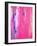 Pink and Purple Abstract Art Painting-T30Gallery-Framed Art Print