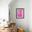 Pink and Purple Abstract Art Painting-T30Gallery-Framed Art Print displayed on a wall