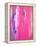 Pink and Purple Abstract Art Painting-T30Gallery-Framed Stretched Canvas