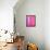 Pink and Purple Abstract Art Painting-T30Gallery-Framed Stretched Canvas displayed on a wall