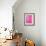 Pink and Purple Abstract Art Painting-T30Gallery-Framed Art Print displayed on a wall