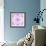 Pink and Purple Abstract-Deanna Tolliver-Framed Giclee Print displayed on a wall