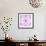 Pink and Purple Abstract-Deanna Tolliver-Framed Giclee Print displayed on a wall