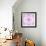 Pink and Purple Abstract-Deanna Tolliver-Framed Giclee Print displayed on a wall